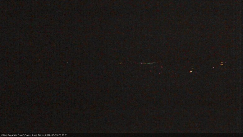 Lake Travis webcam, May 15, 2016 10:10 PM CT
