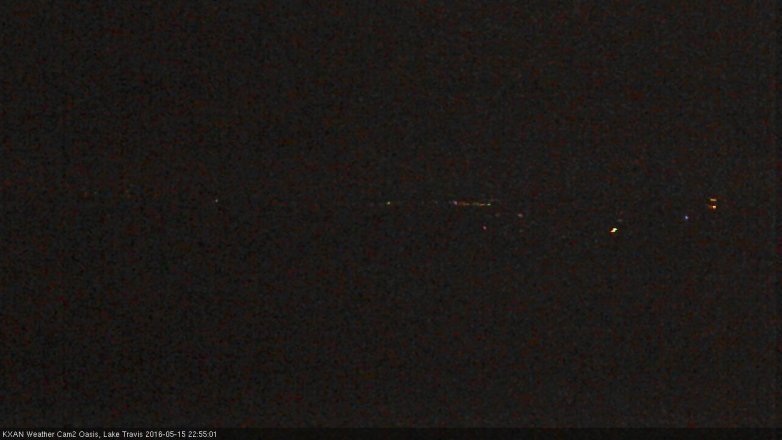 Lake Travis webcam, May 15, 2016 10:25 PM CT