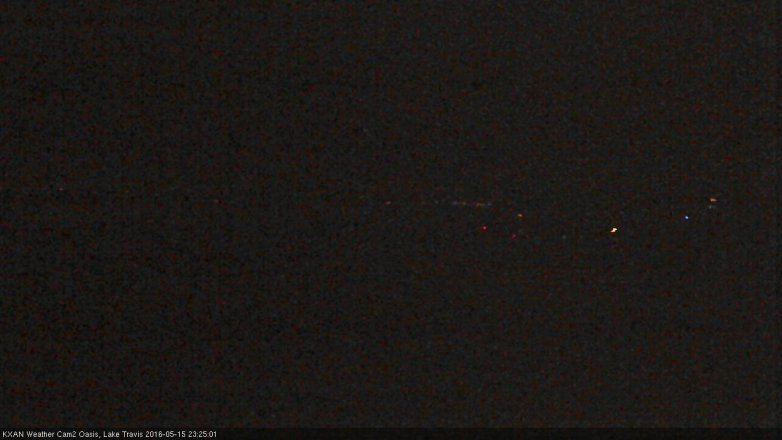 Lake Travis webcam, May 15, 2016 10:35 PM CT