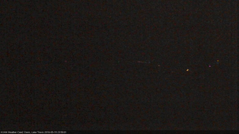 Lake Travis webcam, May 15, 2016 11:35 PM CT