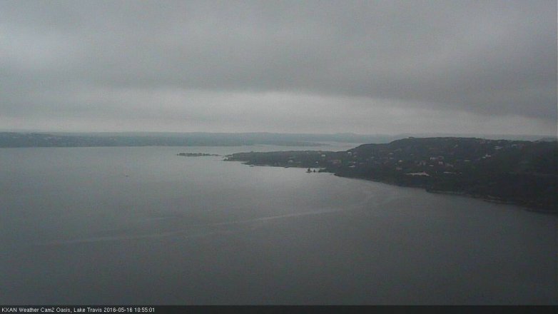 Lake Travis webcam, May 16, 2016 10:05 AM CT