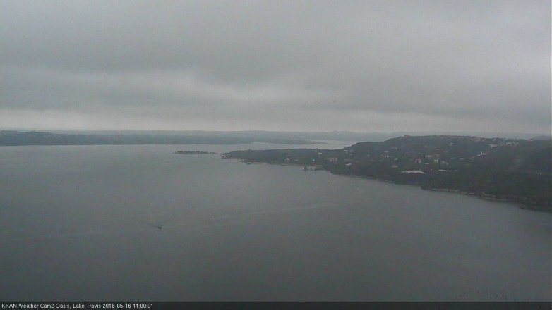 Lake Travis webcam, May 16, 2016 10:25 AM CT
