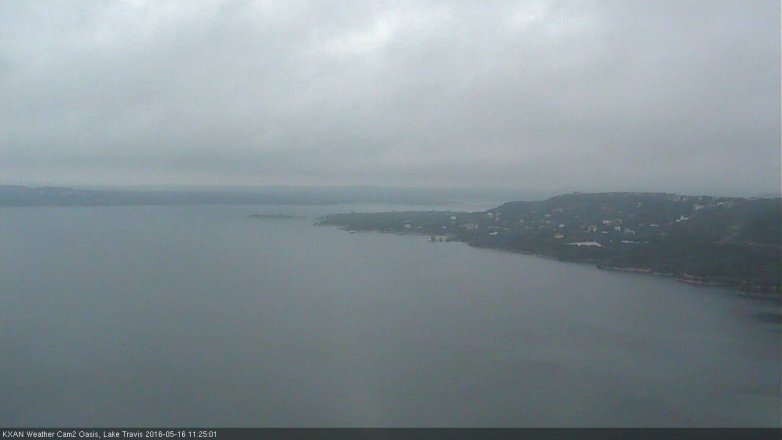 Lake Travis webcam, May 16, 2016 11:00 AM CT