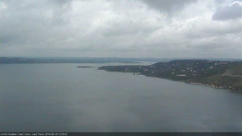 Lake Travis webcam, May 16, 2016 11:35 AM CT