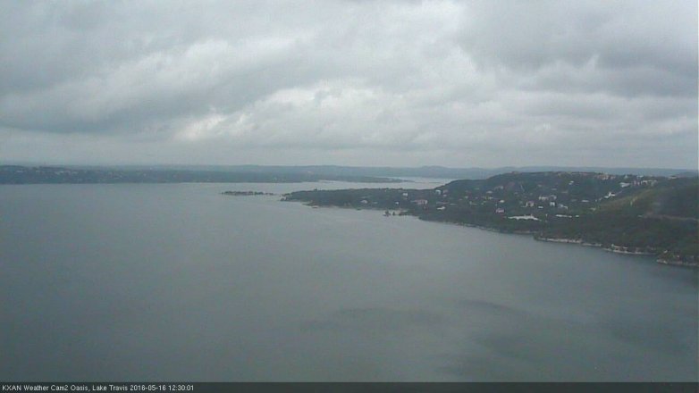 Lake Travis webcam, May 16, 2016 11:45 AM CT