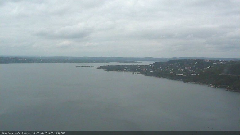 Lake Travis webcam, May 16, 2016 1:25 PM CT