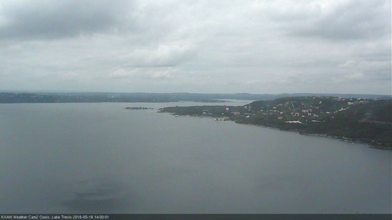 Lake Travis webcam, May 16, 2016 1:35 PM CT