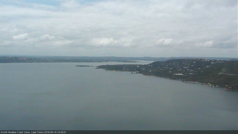 Lake Travis webcam, May 16, 2016 1:55 PM CT