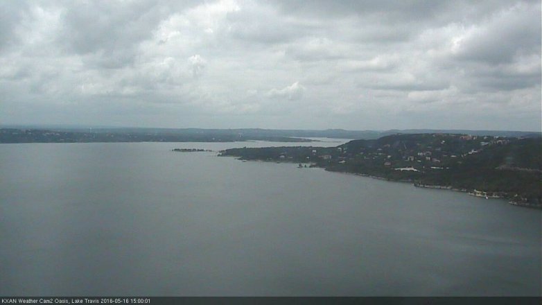 Lake Travis webcam, May 16, 2016 2:20 PM CT