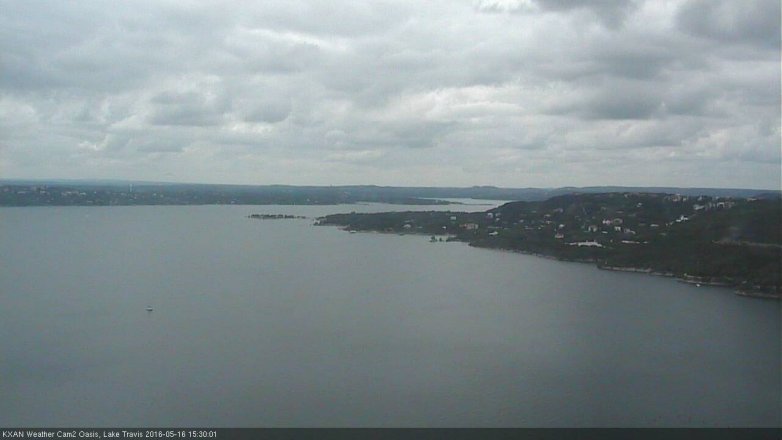 Lake Travis webcam, May 16, 2016 2:40 PM CT