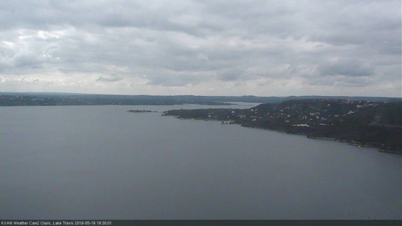 Lake Travis webcam, May 16, 2016 3:40 PM CT