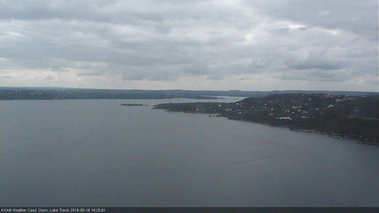 Lake Travis webcam, May 16, 2016 3:45 PM CT