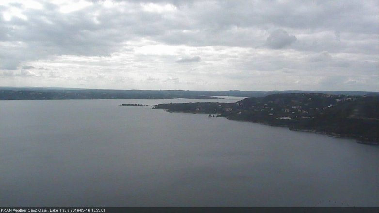 Lake Travis webcam, May 16, 2016 4:15 PM CT