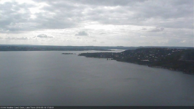 Lake Travis webcam, May 16, 2016 4:30 PM CT