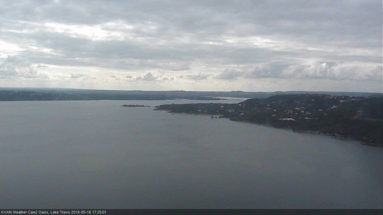 Lake Travis webcam, May 16, 2016 4:35 PM CT
