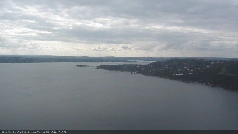 Lake Travis webcam, May 16, 2016 4:45 PM CT