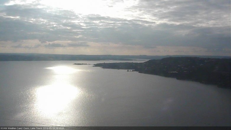 Lake Travis webcam, May 16, 2016 6:10 PM CT