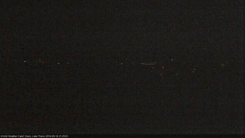 Lake Travis webcam, May 16, 2016 8:45 PM CT