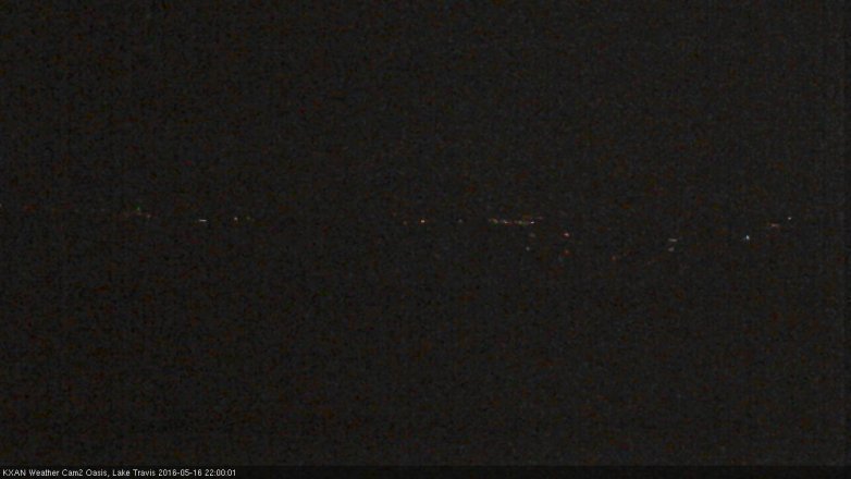 Lake Travis webcam, May 16, 2016 9:15 PM CT