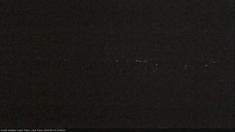 Lake Travis webcam, May 16, 2016 10:10 PM CT
