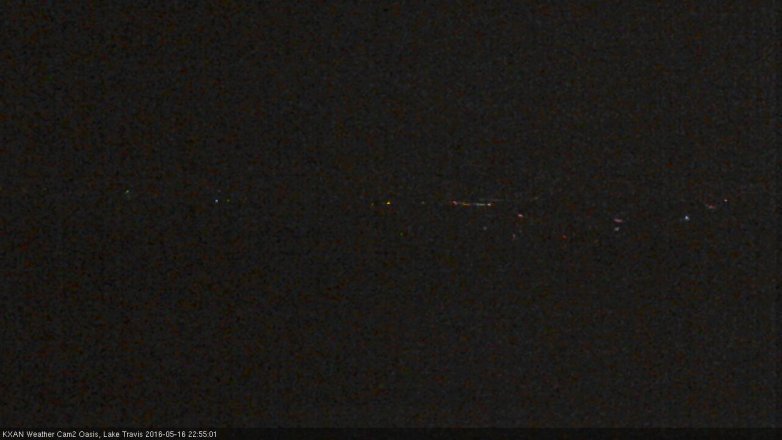 Lake Travis webcam, May 16, 2016 10:20 PM CT