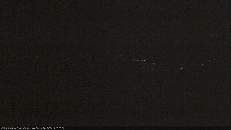 Lake Travis webcam, May 16, 2016 10:55 PM CT