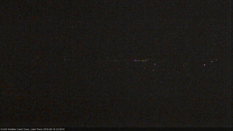 Lake Travis webcam, May 16, 2016 11:00 PM CT