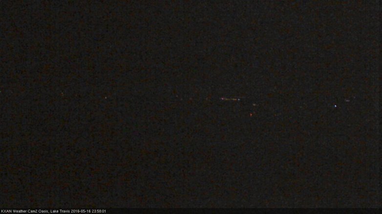 Lake Travis webcam, May 16, 2016 11:25 PM CT