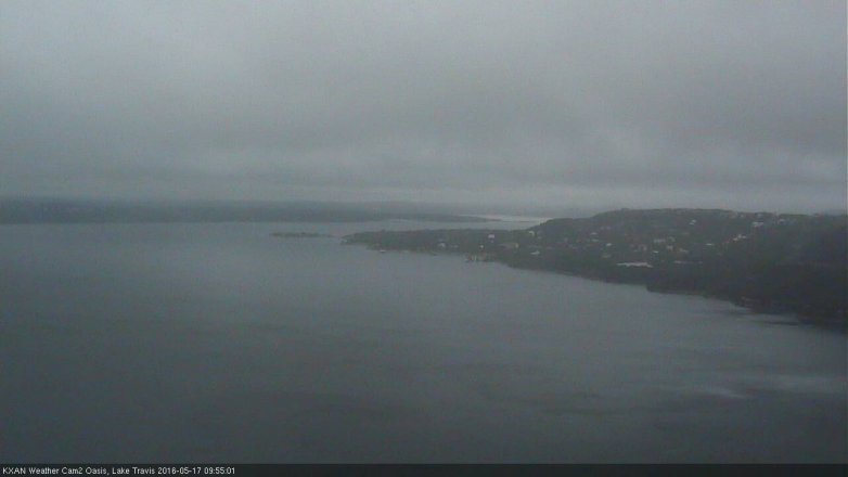 Lake Travis webcam, May 17, 2016 9:20 AM CT