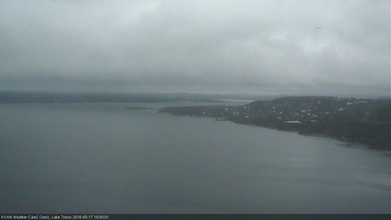 Lake Travis webcam, May 17, 2016 9:30 AM CT