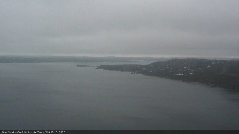 Lake Travis webcam, May 17, 2016 9:40 AM CT