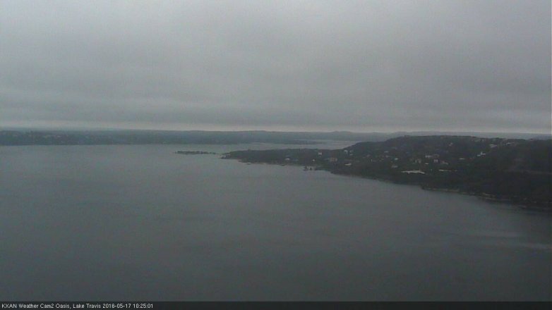 Lake Travis webcam, May 17, 2016 9:55 AM CT
