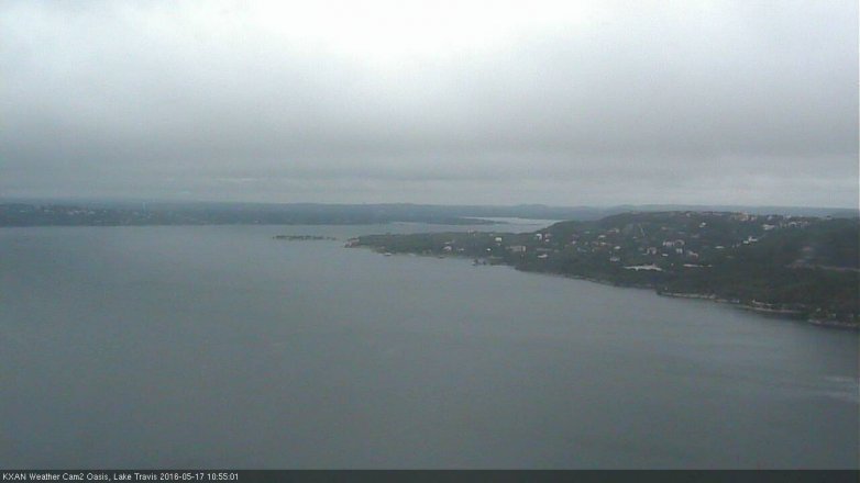 Lake Travis webcam, May 17, 2016 10:15 AM CT