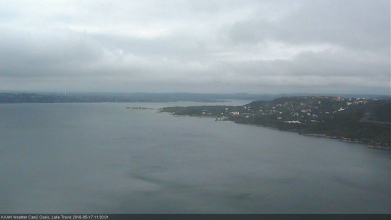 Lake Travis webcam, May 17, 2016 10:50 AM CT