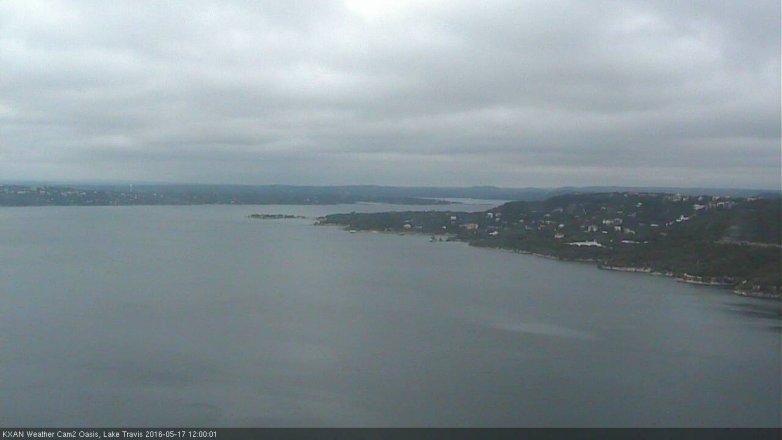 Lake Travis webcam, May 17, 2016 11:25 AM CT