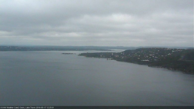 Lake Travis webcam, May 17, 2016 11:45 AM CT