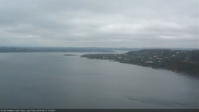 Lake Travis webcam, May 17, 2016 12:00 PM CT