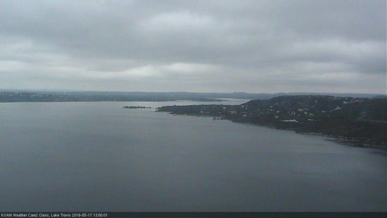 Lake Travis webcam, May 17, 2016 12:15 PM CT