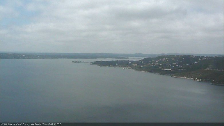 Lake Travis webcam, May 17, 2016 1:10 PM CT