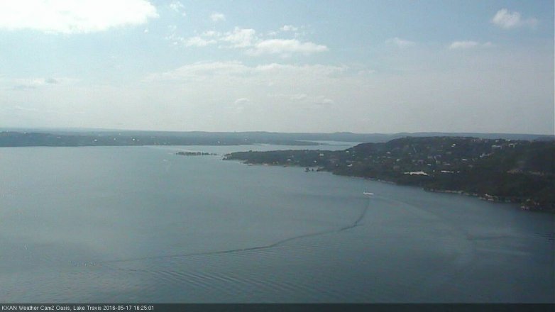 Lake Travis webcam, May 17, 2016 4:00 PM CT