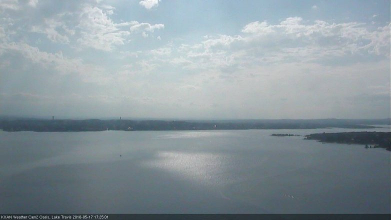 Lake Travis webcam, May 17, 2016 4:40 PM CT