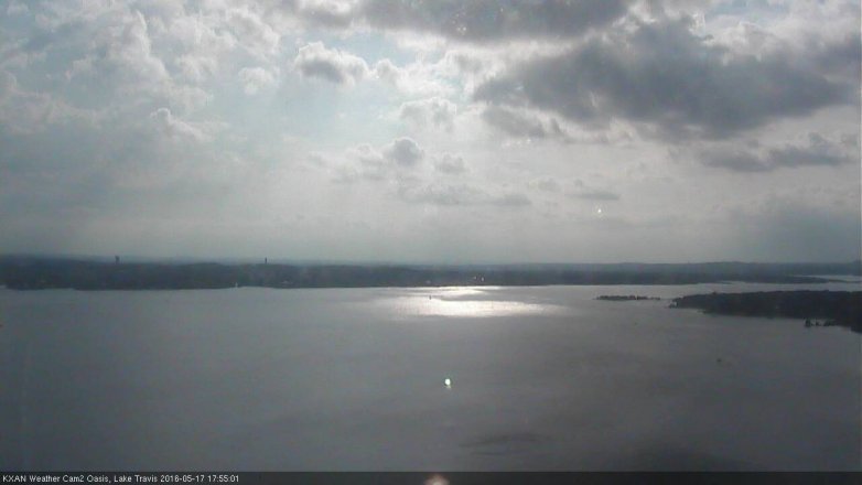 Lake Travis webcam, May 17, 2016 5:10 PM CT