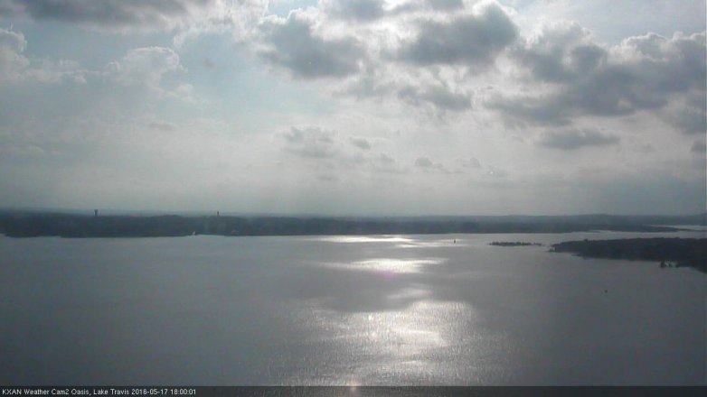 Lake Travis webcam, May 17, 2016 5:30 PM CT