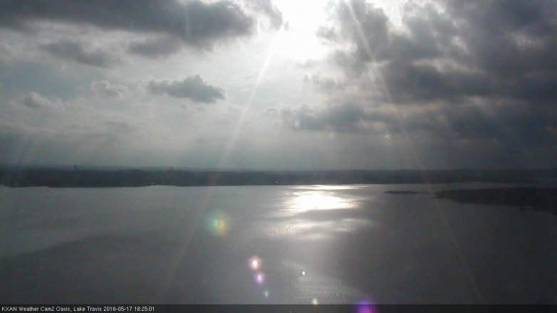 Lake Travis webcam, May 17, 2016 5:45 PM CT