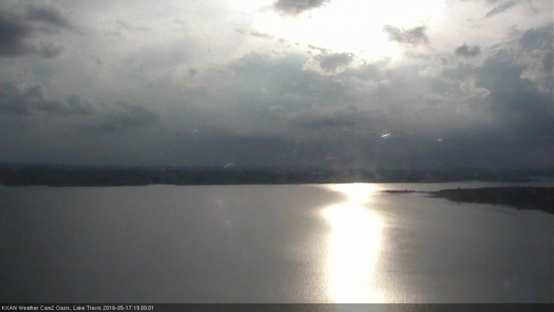 Lake Travis webcam, May 17, 2016 6:10 PM CT