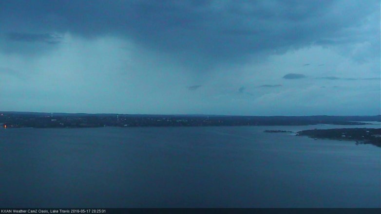 Lake Travis webcam, May 17, 2016 7:40 PM CT