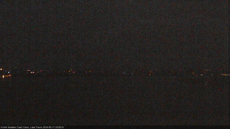 Lake Travis webcam, May 17, 2016 8:30 PM CT