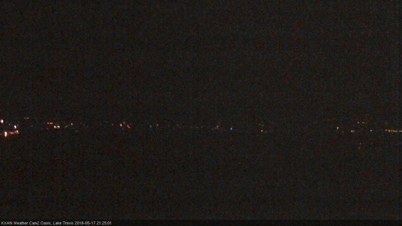 Lake Travis webcam, May 17, 2016 8:45 PM CT