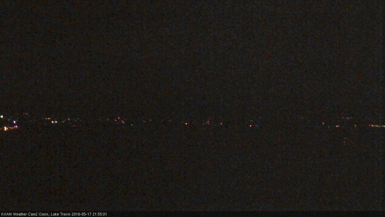 Lake Travis webcam, May 17, 2016 9:05 PM CT