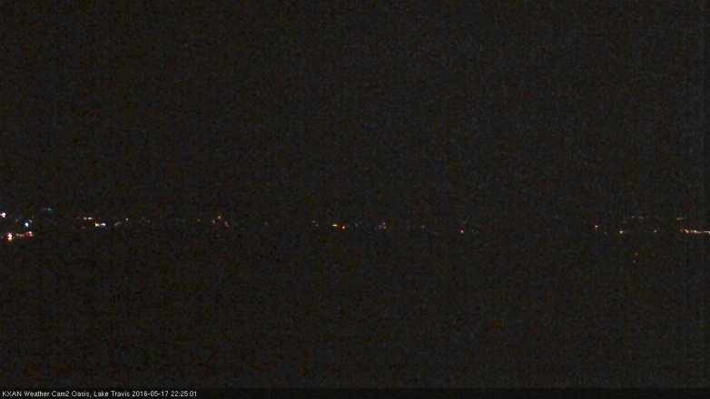 Lake Travis webcam, May 17, 2016 9:55 PM CT